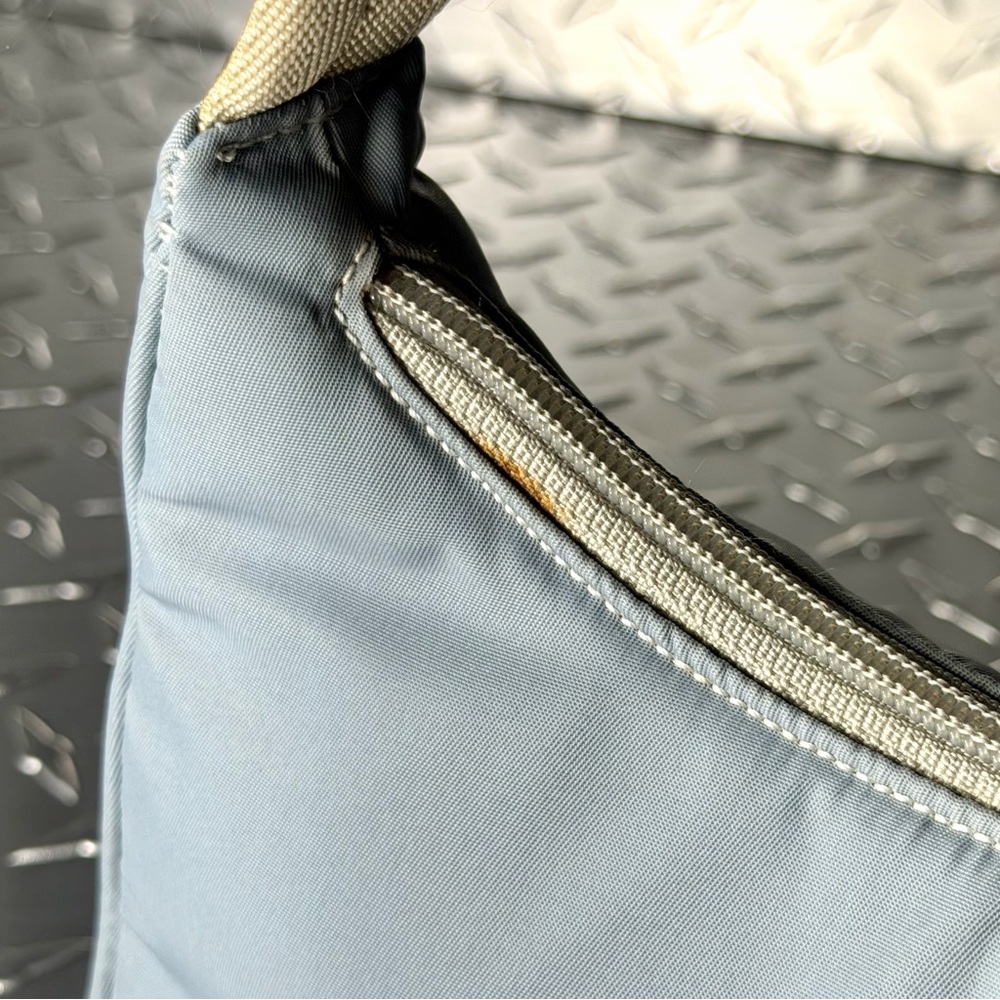 Prada Vintage Mini Nylon Tessuto Hobo in Blue - Picture 9 of 12